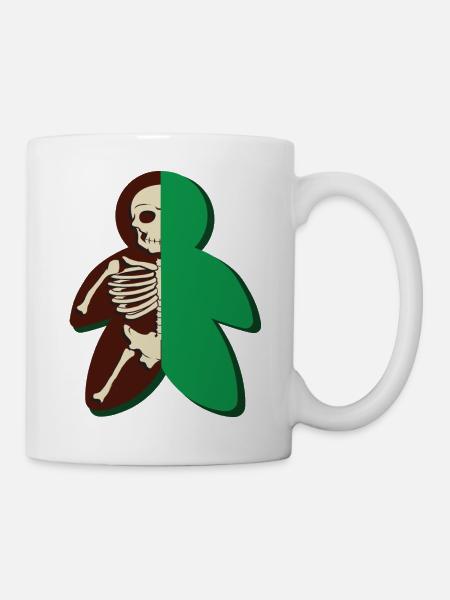 Character Pöppel Skeleton Green - Mug - white