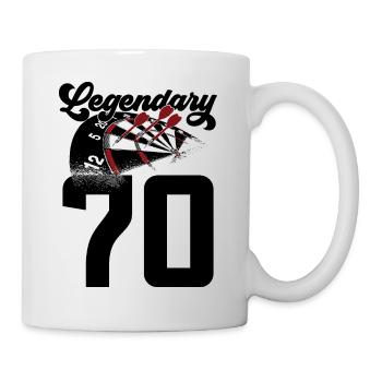 70TH BIRTHDAY DART LEGEND 1951 - Mug - white - Right