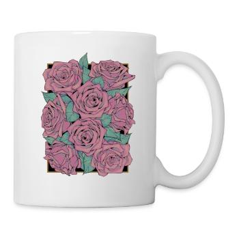 Roses - Mug blanc - blanc - Droite