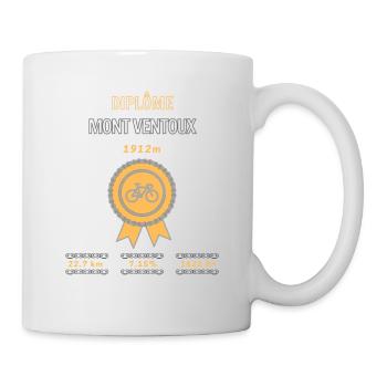 Diplôme Mont Ventoux - Mug blanc - blanc - Droite