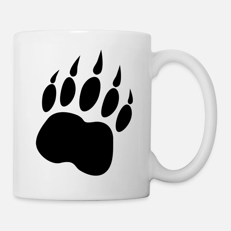 bear blk - Tasse - Weiß