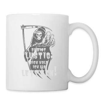 DU BIST LUSTIG - Tasse - Weiß - Rechts
