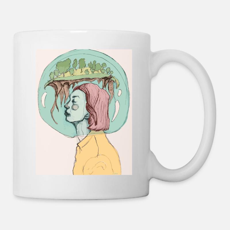 NATURE BUBBLE - Tasse - Weiß
