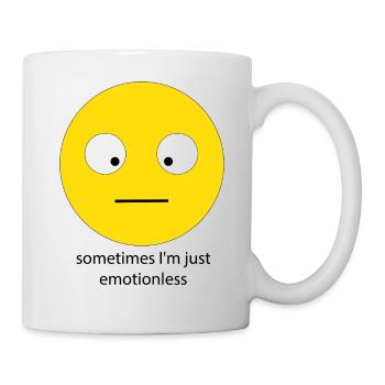 emoji - emotionless - Mug - white - Right