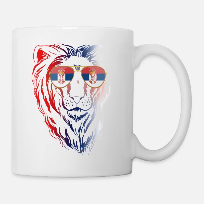 Serbien - Tasse - Weiß