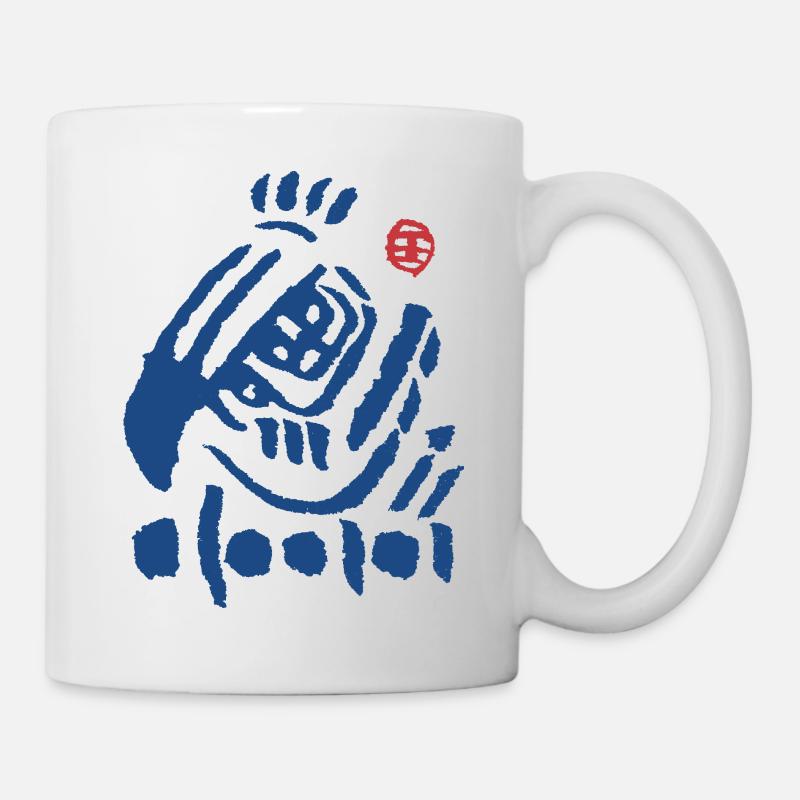 Japanisches Design - Tasse - Weiß