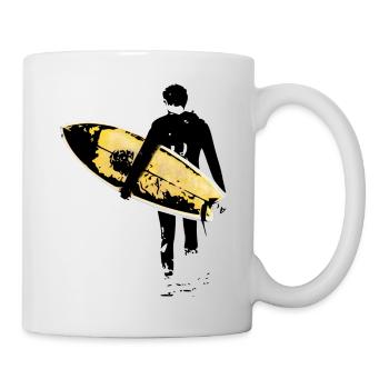 Surfeur - Mug blanc - blanc - Droite
