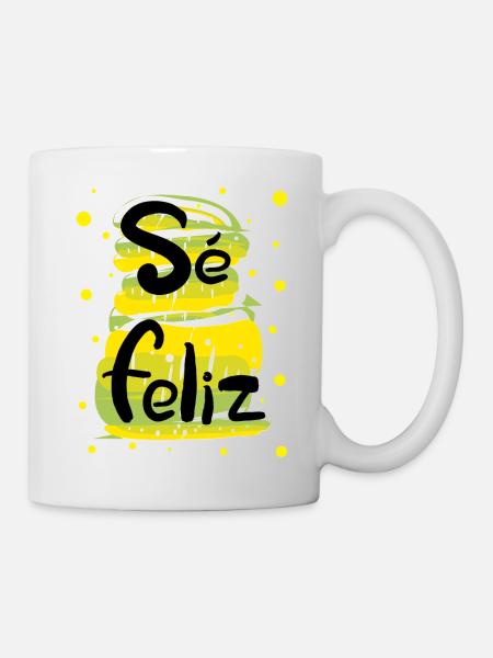 Se feliz spanischer Tippfehler - Tasse - Weiß