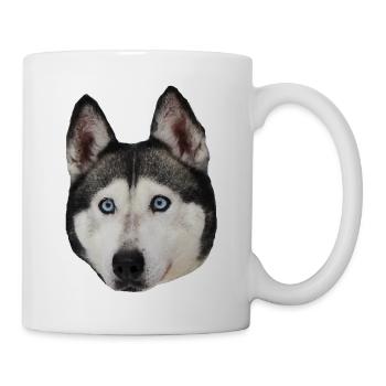 Siberian Husky - Tasse - Weiß - Rechts