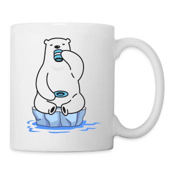 ice bather winter swimmer winter swimmer polar bear tea - Mug - white - Right