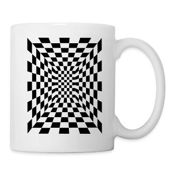 optische Illusion 17 - Tasse - Weiß - Rechts