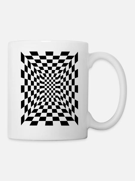 optische Illusion 17 - Tasse - Weiß