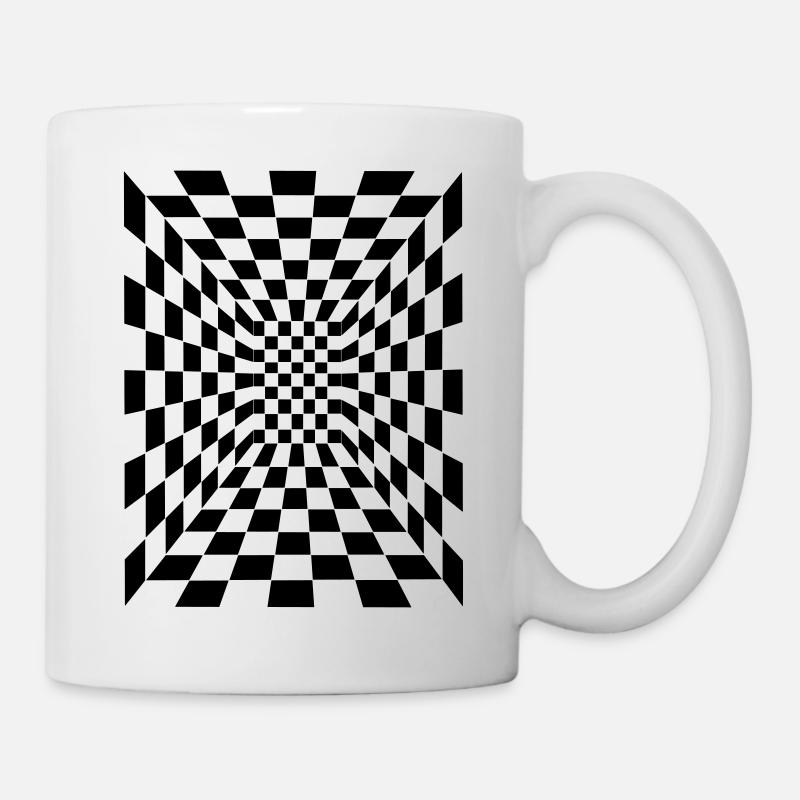 illusion d’optique 17 - Mug blanc - blanc