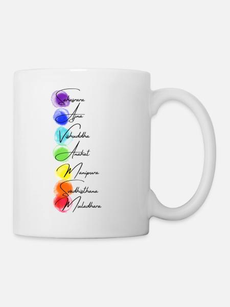 Chakra - Tasse - Weiß