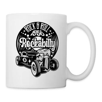 Rockabilly Vintage Rockers Retro Rock and Roll - Tasse - Weiß - Rechts