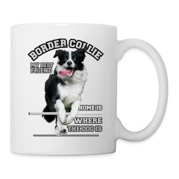 Border Collie - Agilite - Beste Hunde - Tasse - Weiß - Rechts
