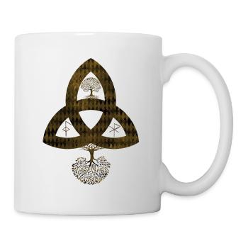 SYMBOLES Celtiques - Triqueta - Arbre de Vie - Mug blanc - blanc - Droite