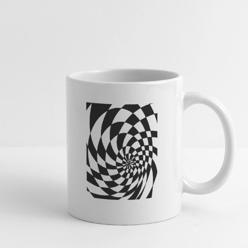 Formes psychédéliques Mug blanc
