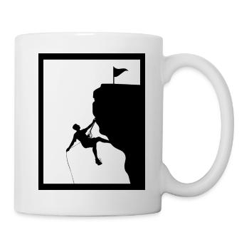 Escalade de bloc - Mug blanc - blanc - Droite
