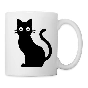 Cat Black Cat - Mug - white - Right