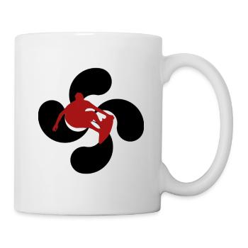 Surf pays basque 1 - Mug blanc - blanc - Droite