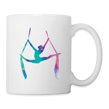 Aerial Yoga - Tasse - Weiß - Rechts