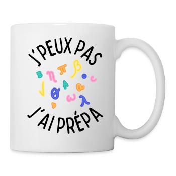 J'peux pas j'ai prépa - Mug blanc - blanc - Droite