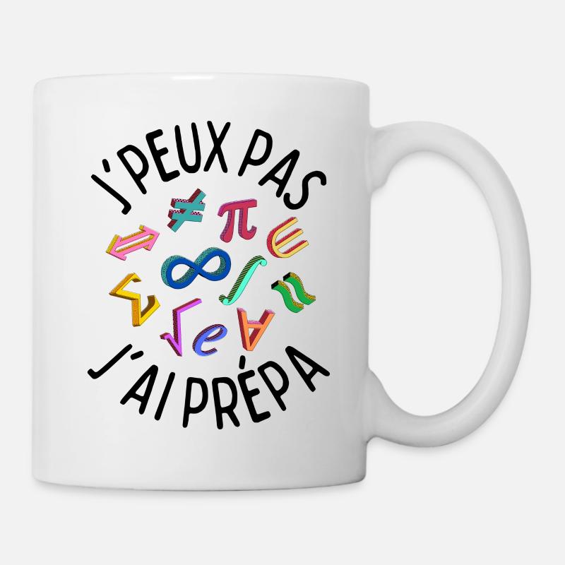 J'peux pas j'ai prépa - Mug blanc - blanc