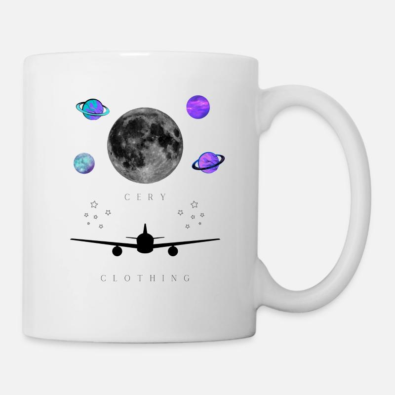 Weltall - Tasse - Weiß