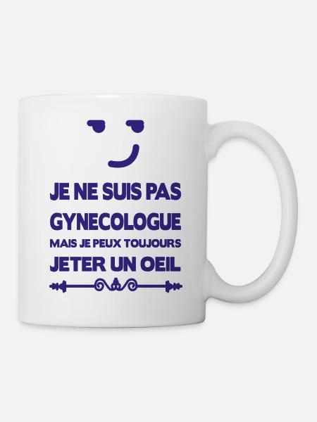 Humour Gynécologue - Mug blanc - blanc