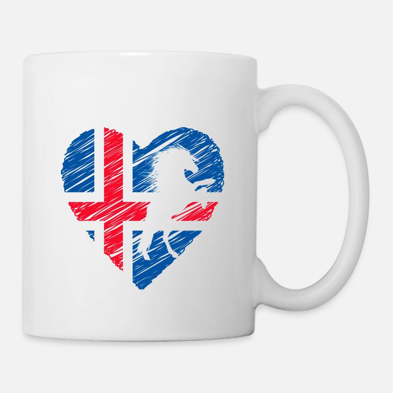 Islandpferd - Tasse - Weiß