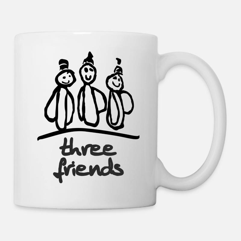 Freunde fürs Leben - Tasse - Weiß