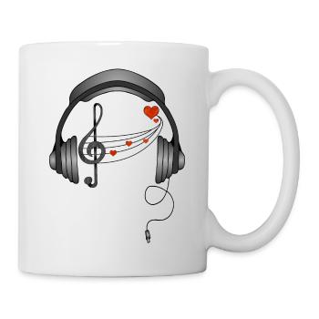 Earphone - Mug - white - Right