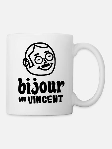 Prénom Vincent humour Les inconnus - Mug blanc - blanc