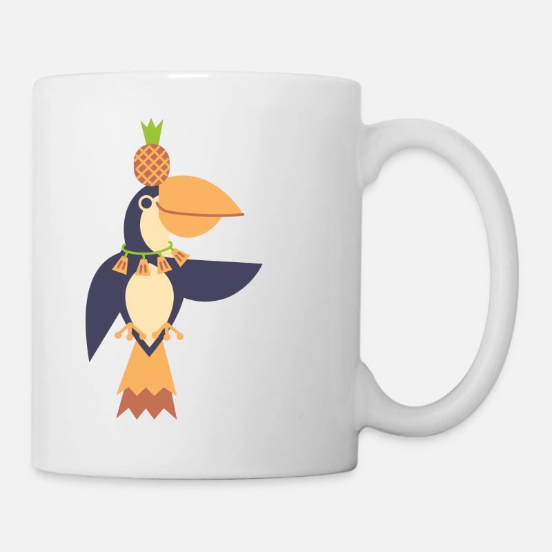 Tuncan Ananas swing - Tasse - Weiß