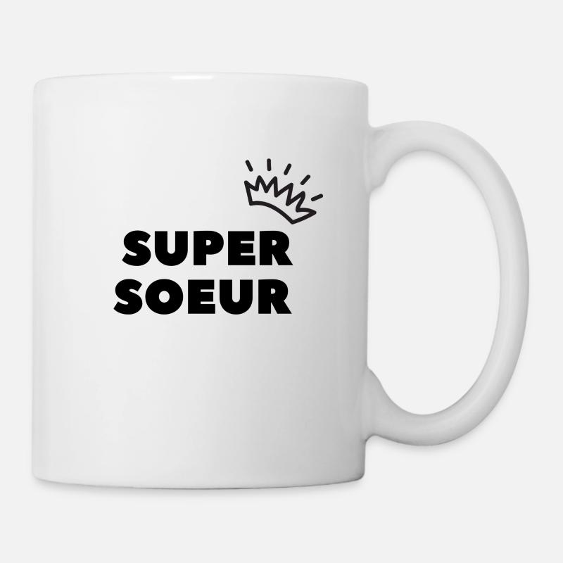 SUPER SŒUR - Mug blanc - blanc