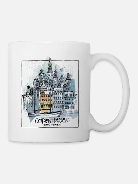 Copenhague - Mug blanc - blanc