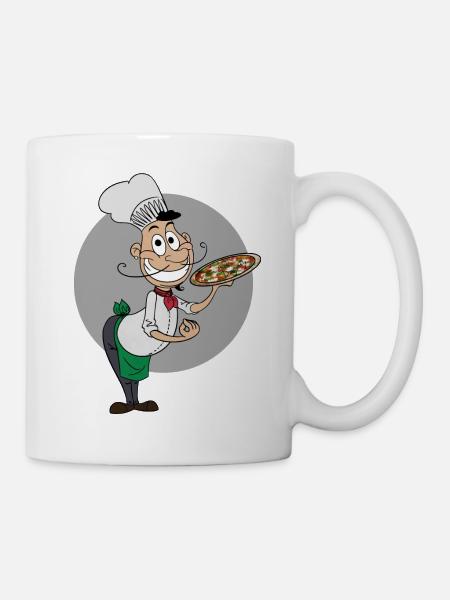 Pizzabäcker - Tasse - Weiß