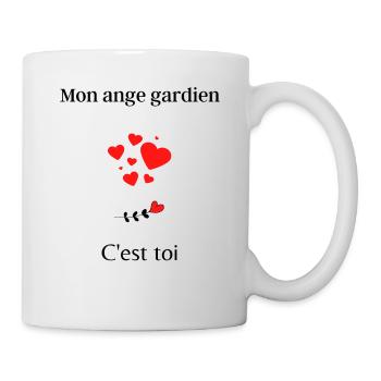 Mon ange gardien c'est toi - Mug blanc - blanc - Droite