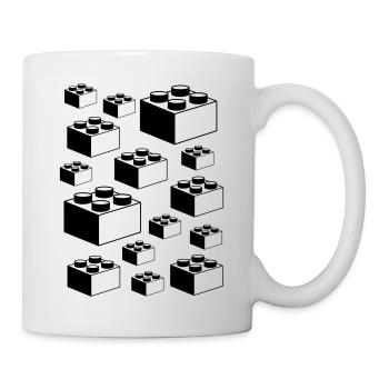 Bricklover brick stacker - Mug - white - Right