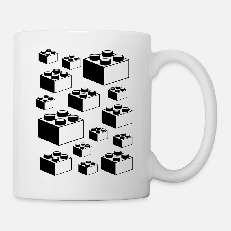 Bricklover Bausteine-Liebhaber - Tasse - Weiß