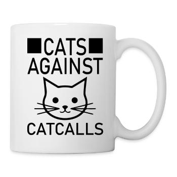 Chat Katze - Mug blanc - blanc - Droite