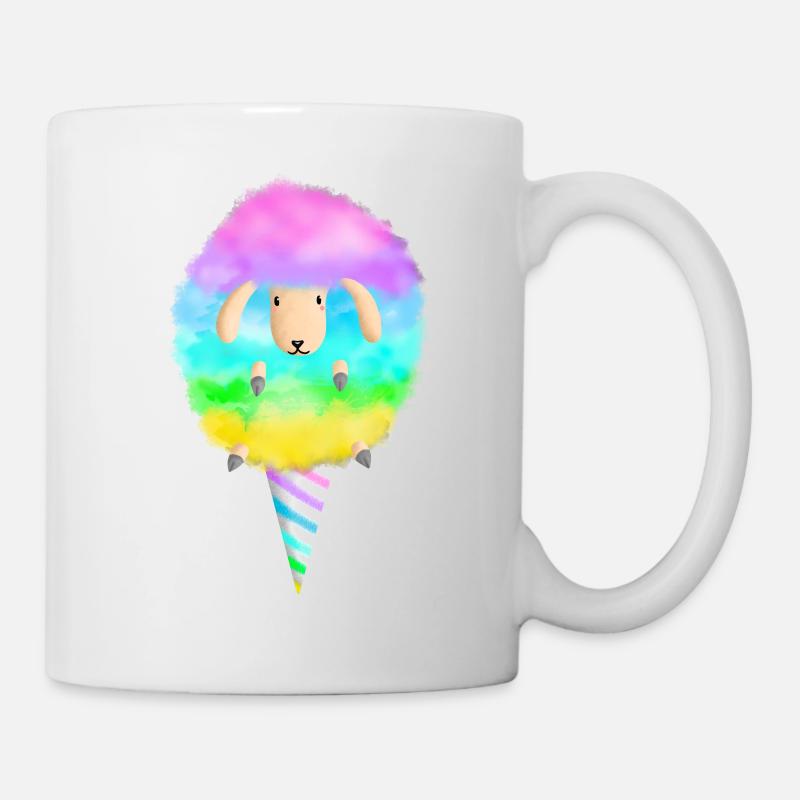 Cotton Candy Sheep - Mug - white