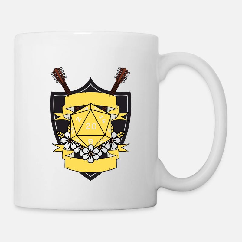 Bard emtpy yellow - Mug - white
