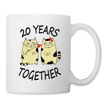 Do you want to be with me 20 years - Mug - white - Right