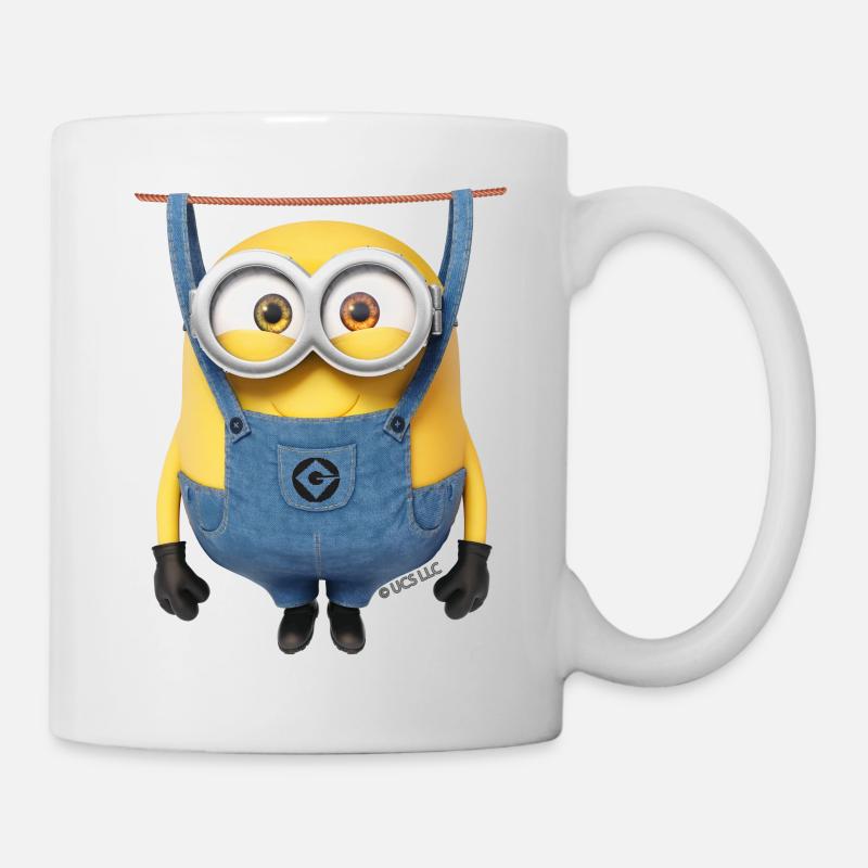 Les Minions Bob À La Corde À Linge - Mug blanc - blanc