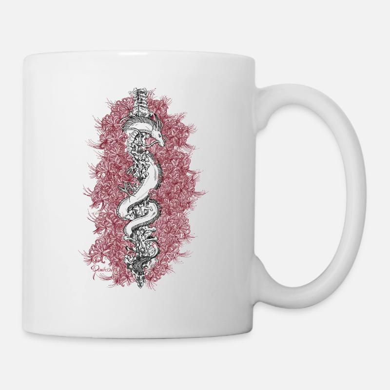 Dragon flower - Tasse - Weiß