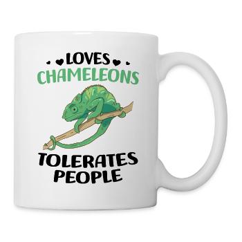 Chameleon - Tasse - Weiß - Rechts