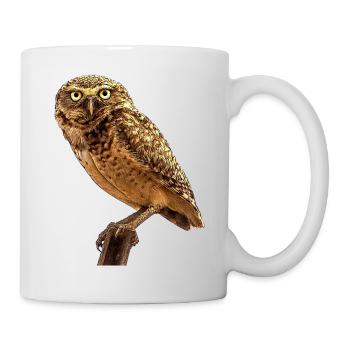 Die Eule die Eule - Tasse - Weiß - Rechts