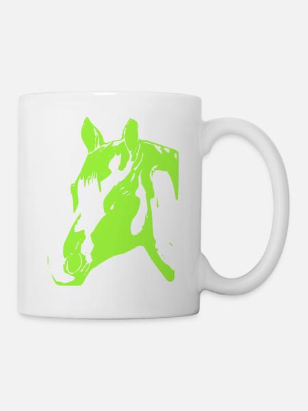 Pferd - Tasse - Weiß
